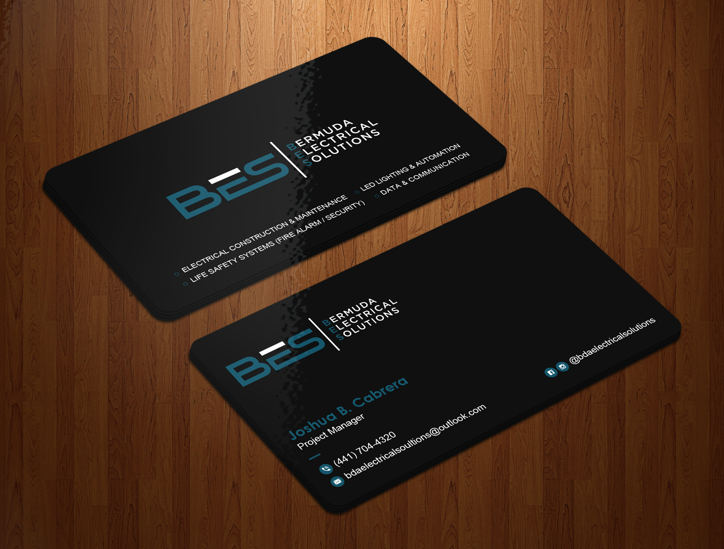 Business Card Design by Uttom 2 for Bermuda Electrical Solutions  | Design #23735040