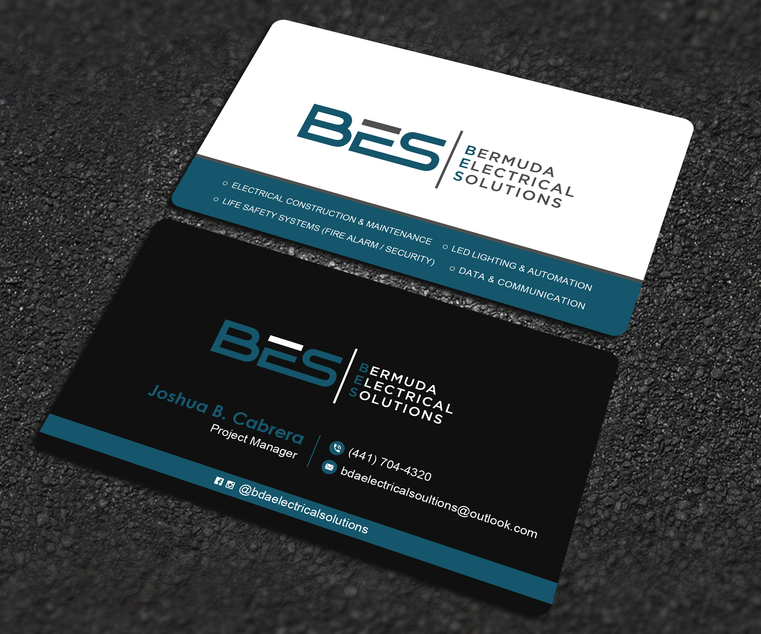 Business Card Design by Uttom 2 for Bermuda Electrical Solutions  | Design #23735045