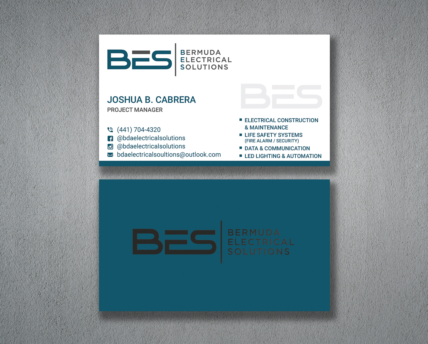 Business Card Design by nurulhasan.iou for Bermuda Electrical Solutions  | Design #23732982
