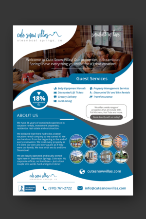 Vacation Rental business needs a prospective client flyer | Flyer-Design von Nightmist