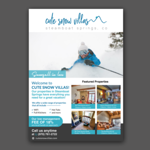Vacation Rental business needs a prospective client flyer | Flyer-Design von Schöpfer