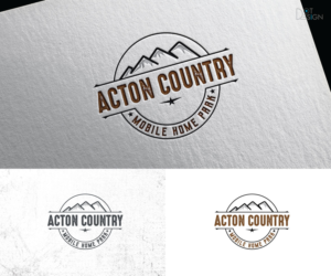 Acton Country Mobile Home Park | Logo Design by Dot Design 3