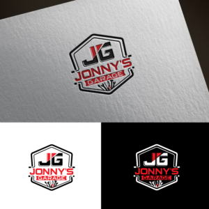 Jonny's Garage, maybe JG initials as center piece, but retain the name Jonny's Garage | Logo Design by sankar999