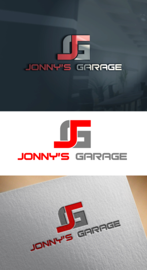 Jonny's Garage, maybe JG initials as center piece, but retain the name Jonny's Garage | Logo Design by aishwarya....