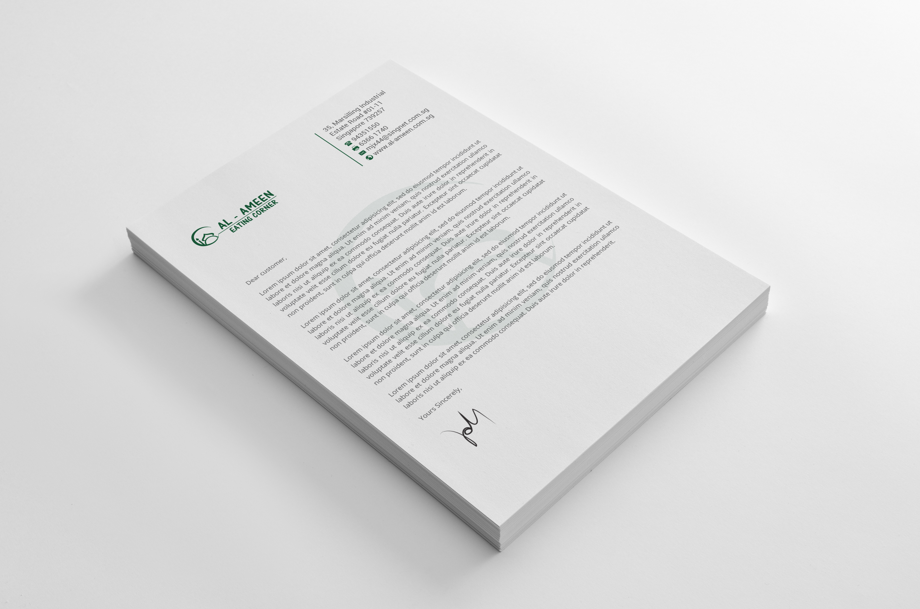 Stationery Design by R.design for this project | Design #23737609