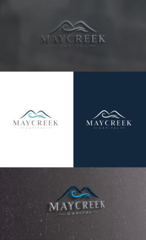May Creek Capital.  May Creek (two words).  Logo should have larger font for "May Creek" and smaller for "Capital". | Logo Design by GLDesigns