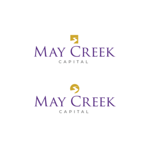 May Creek Capital.  May Creek (two words).  Logo should have larger font for "May Creek" and smaller for "Capital". | Logo Design by Filo F