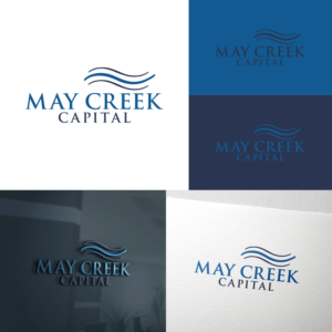 May Creek Capital.  May Creek (two words).  Logo should have larger font for "May Creek" and smaller for "Capital". | Logo Design by Aditya.DwiRama