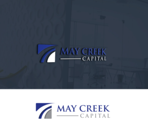 May Creek Capital.  May Creek (two words).  Logo should have larger font for "May Creek" and smaller for "Capital". | Logo Design by CreativeBaba