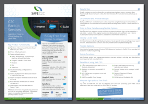 Flyer-Design von Titan Solbiz für Safe Data Storage Ltd | Design: #23747110