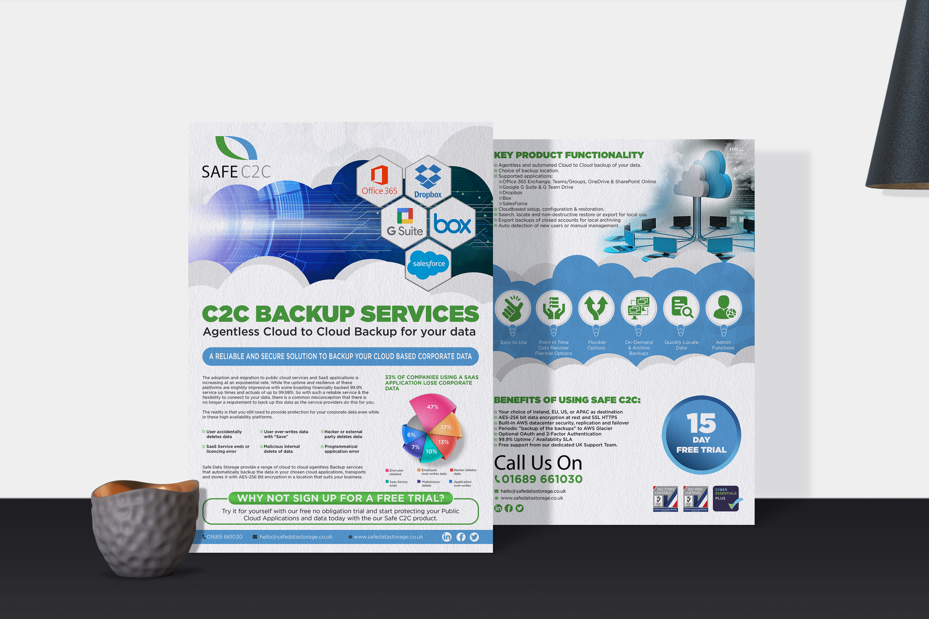 Flyer-Design von Creative Dodo für Safe Data Storage Ltd | Design: #23839452