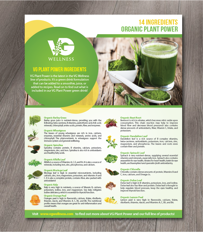 Flyer Design by alex989 for VG Wellness LLC | Design #23763661
