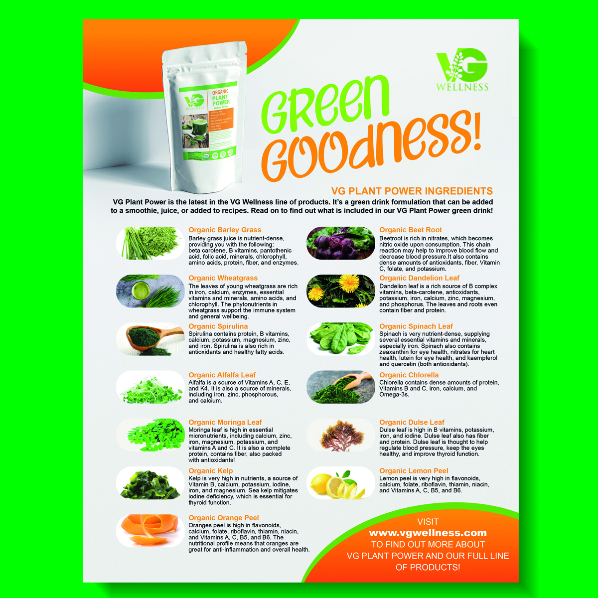 Flyer Design by janiceg for VG Wellness LLC | Design #23782026