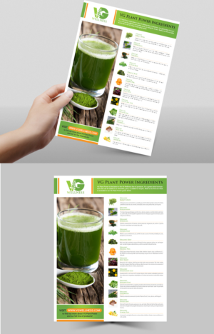 Flyer Design by Deepak_9_Malhotra for VG Wellness LLC | Design: #23736978