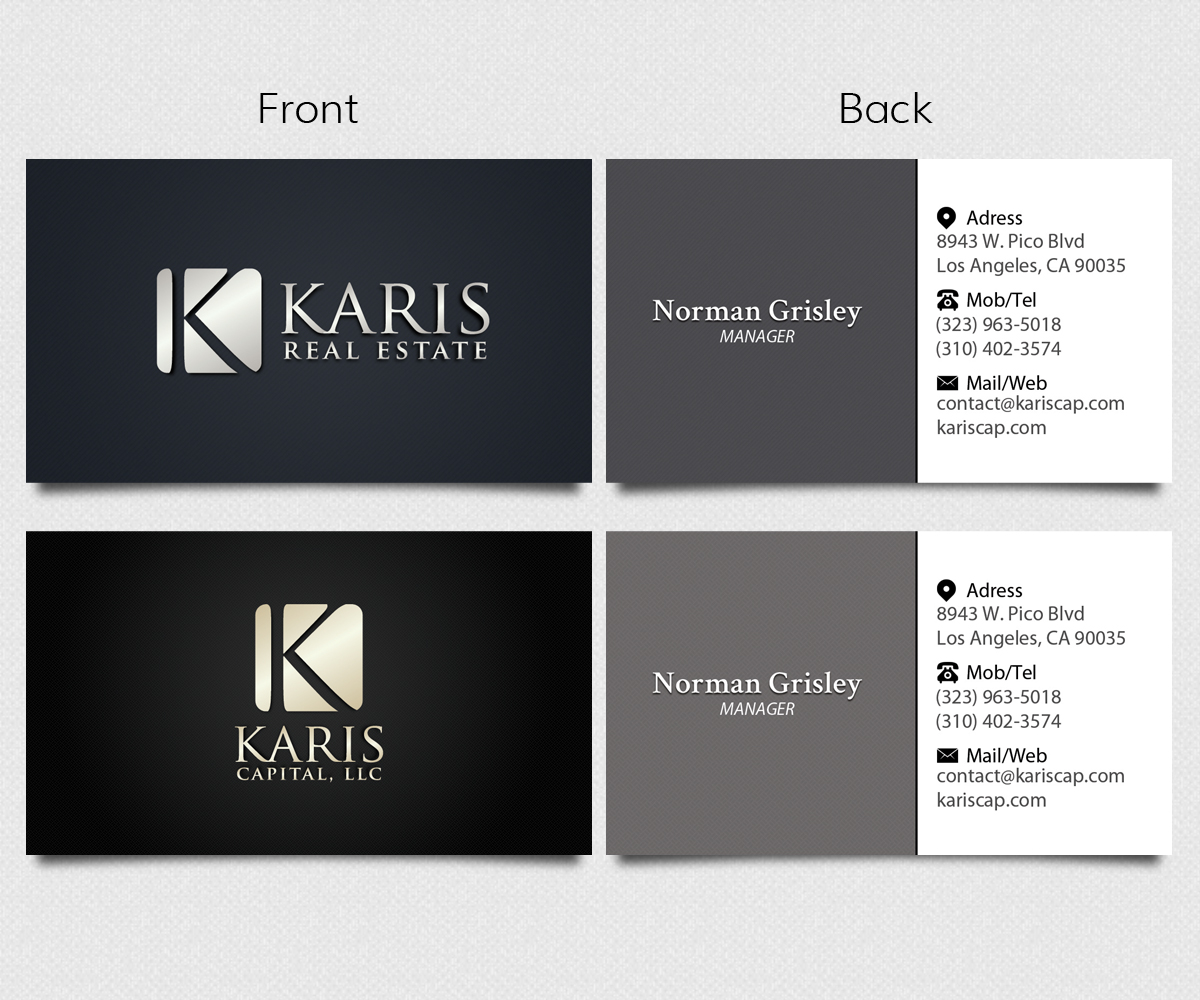 Visitenkarten-Design von Kamu für dieses Projekt | Design #3043880