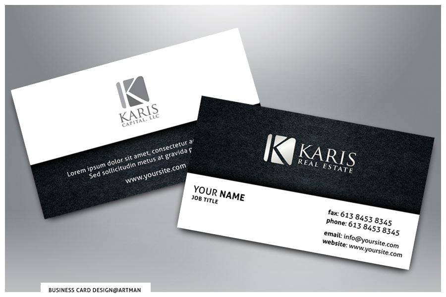Business Card Design by  Artman for this project | Design #3030657
