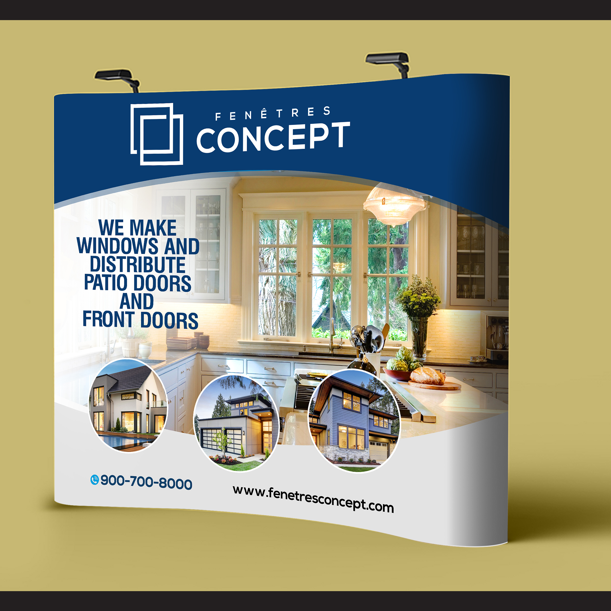 Trade Show Booth Design by Designers Hub for Fenêtres Concept | Design #23753379