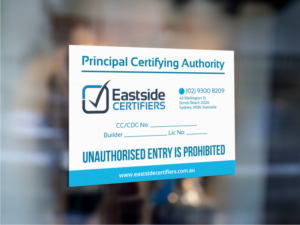 Design de Panneau par Atvento Graphics pour Eastside Certifiers | Design : #23734601