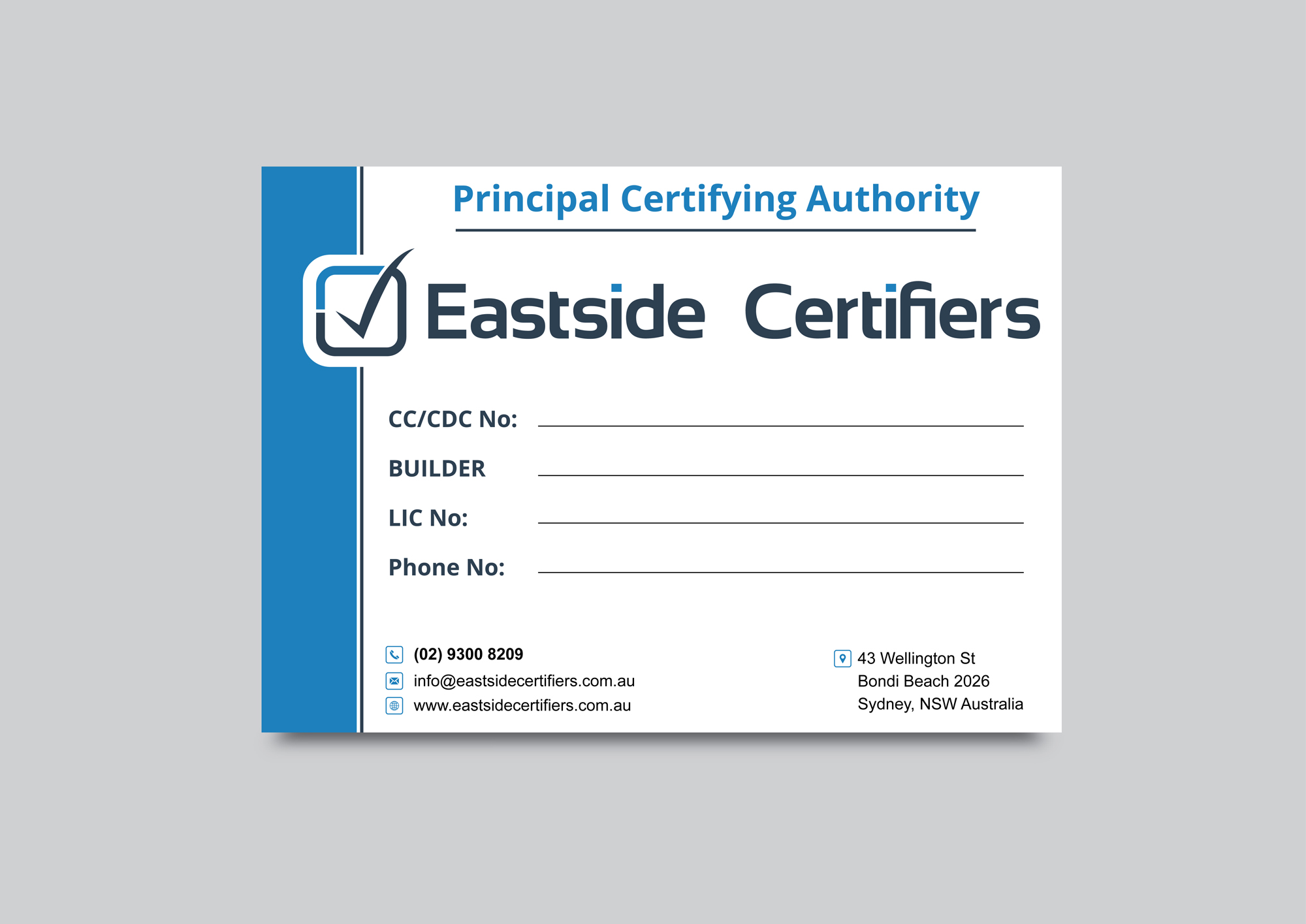 Signage Design by Infinitive Technology for Eastside Certifiers | Design #23734468