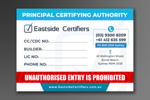 Design de Panneau par ecorokerz pour Eastside Certifiers | Design : #23734349