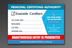 Design de Panneau par ecorokerz pour Eastside Certifiers | Design : #23734350