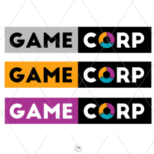 GAMECORP | Logo Design by DA.