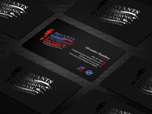 bryants plumbing & hvac L.L.C. NEEDS A LOGO DESIGN | Business Card Design by Sandaruwan