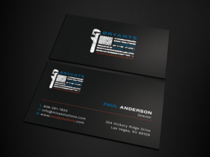 bryants plumbing & hvac L.L.C. NEEDS A LOGO DESIGN | Business Card Design by Tripti Ranjan Gain