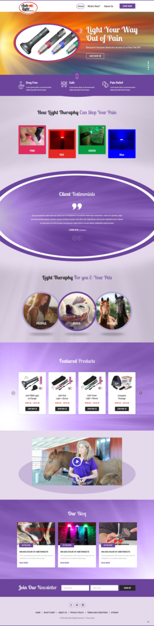 Web Design by pb for Amy Boyack | Design: #23738985