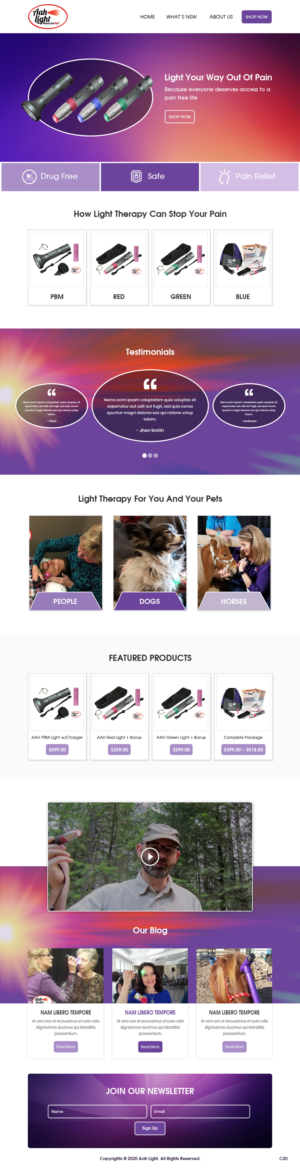 Web Design by pb for Amy Boyack | Design: #23738988