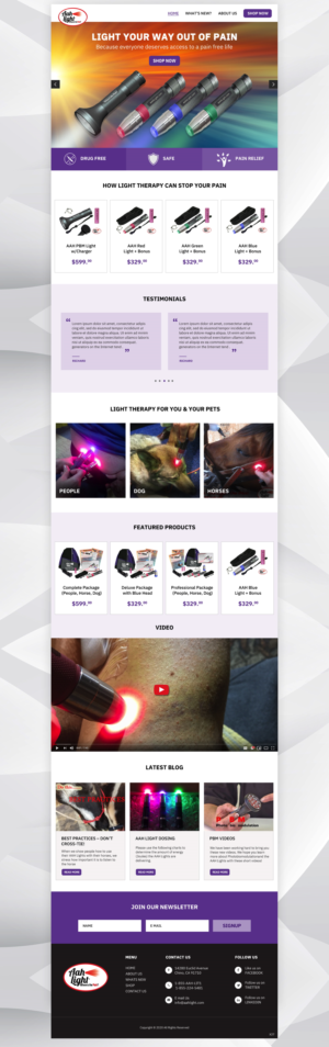 Web Design by pb for Amy Boyack | Design: #23738989