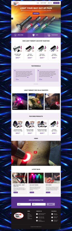 Web Design by pb for Amy Boyack | Design: #23738992