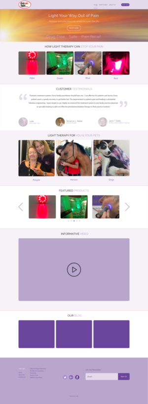 Web Design by Ziggy_G for Amy Boyack | Design: #23748004