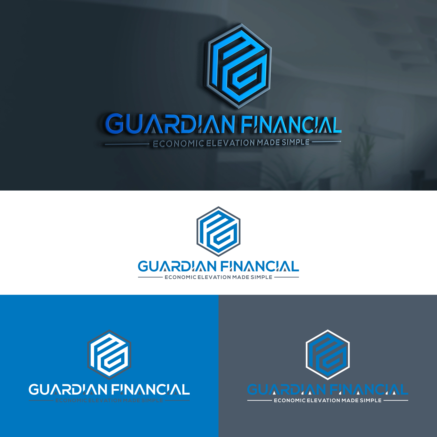 Logo Design by Alya Fikria Rabbani for Guardian Financial | Design #23733503