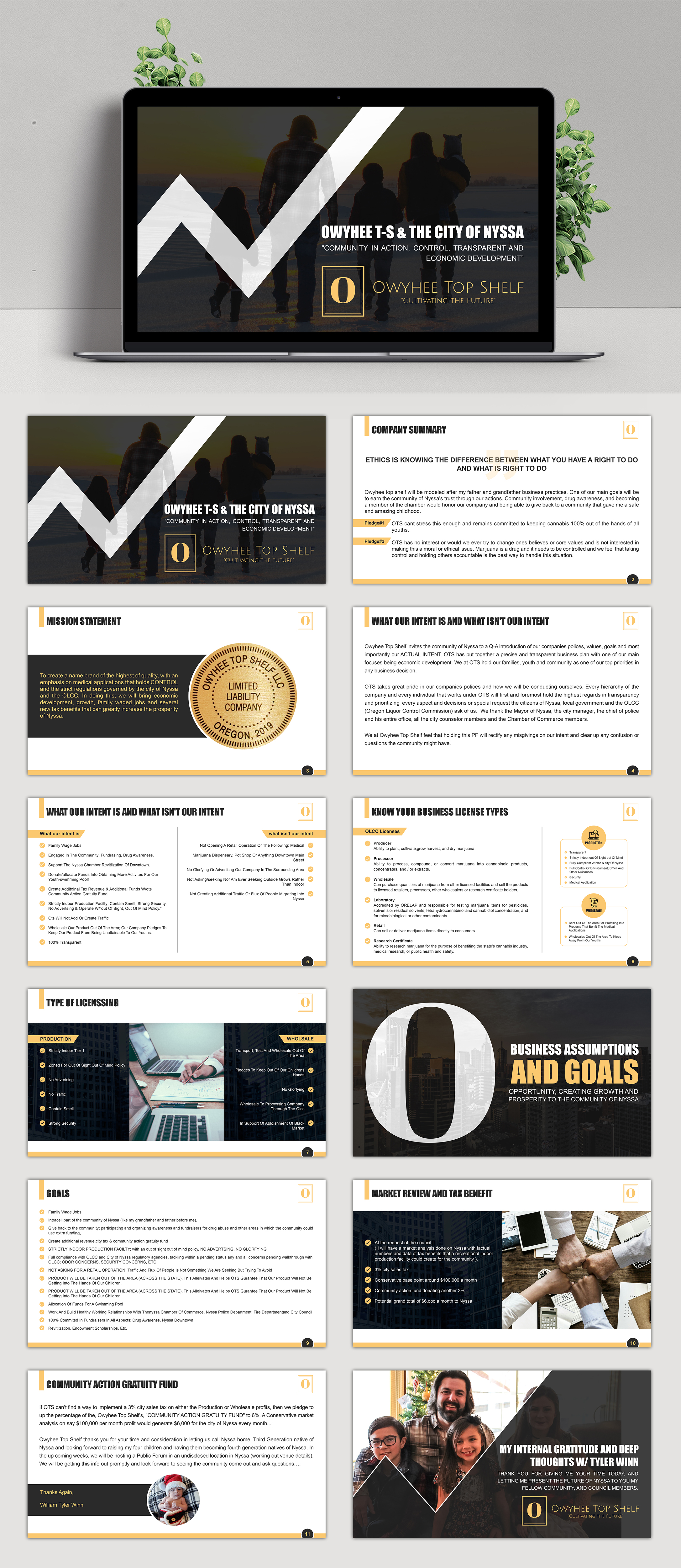 PowerPoint Design by SAI DESIGNS for Owyhee Top Shelf | Design #23773229