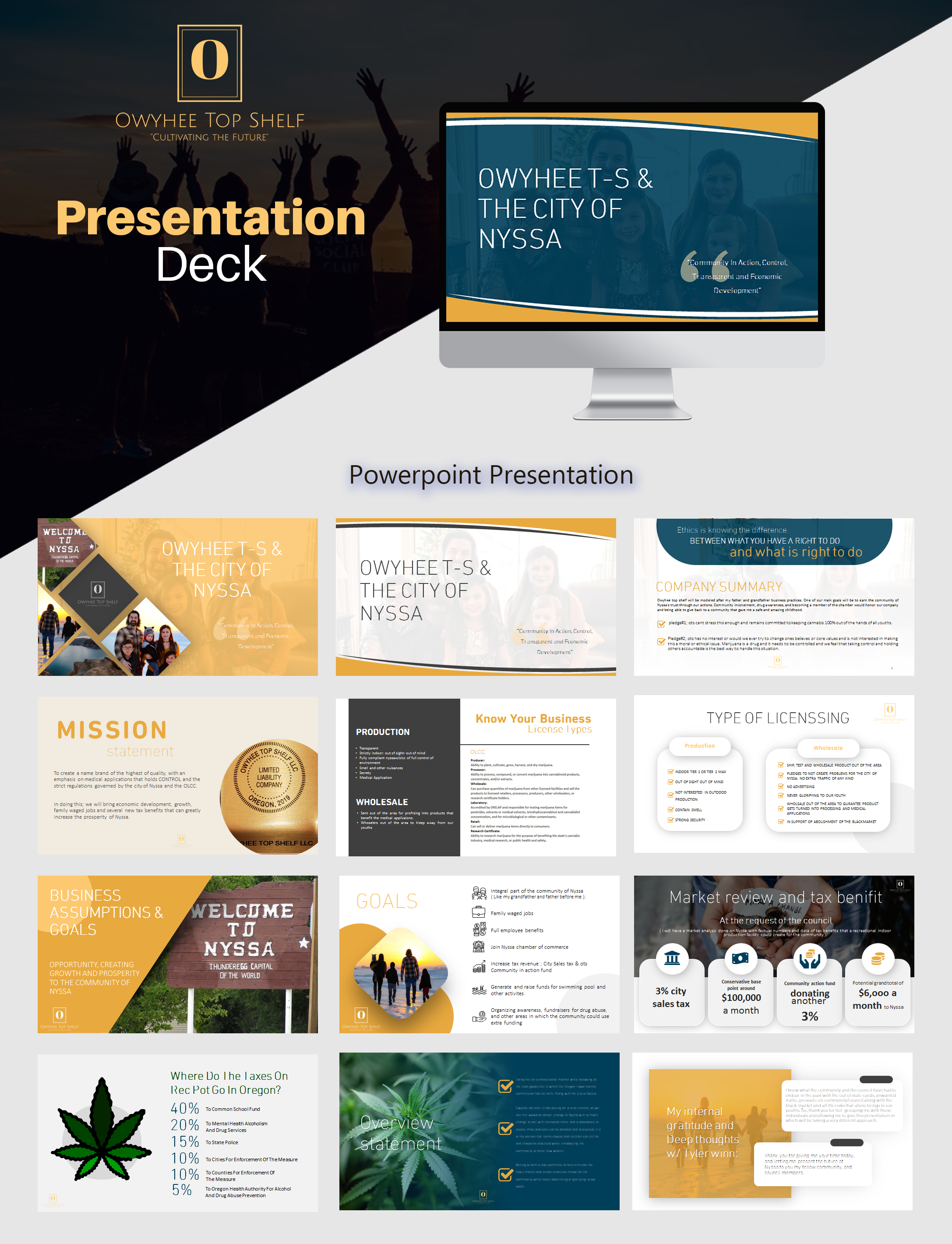 PowerPoint Design by IndreDesign for Owyhee Top Shelf | Design #23744409