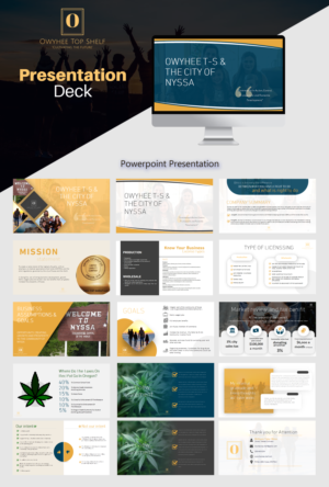 Owyhee Top Shelf & City of Nyssa; Public Forum: "Community in Action & Economic Deve... | PowerPoint-Design von IndreDesign