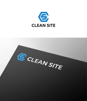 It should have a logo together with CLEAN SITE name, maximum three colours to be used | Logo Design by lionx