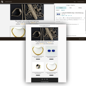 Mailchimp Email Design for Weekly New Products Email | Diseño de Mercadeo por Correo Electrónico por Kristina Andonoff