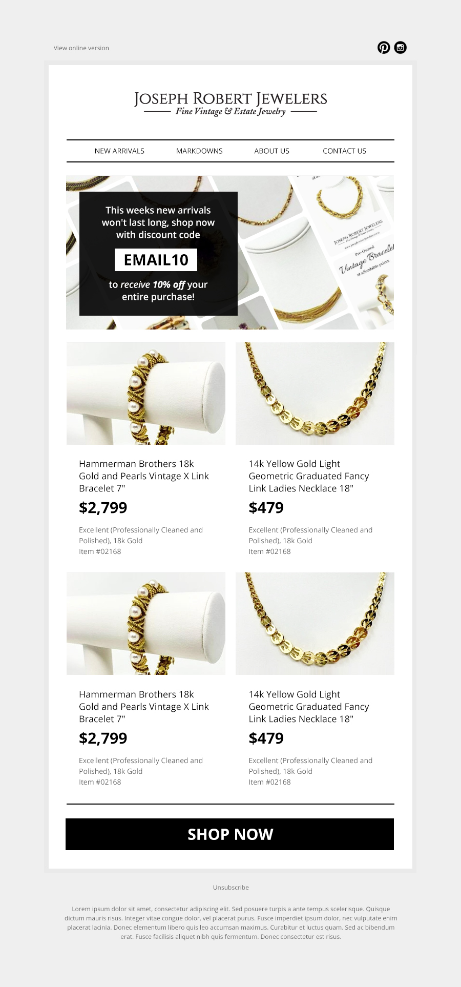 Email Marketing Design by Veng for this project | Design #23744963