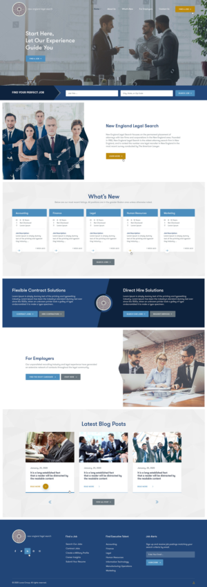 Website Design for recruiting company | Web Design by Ved Web Services