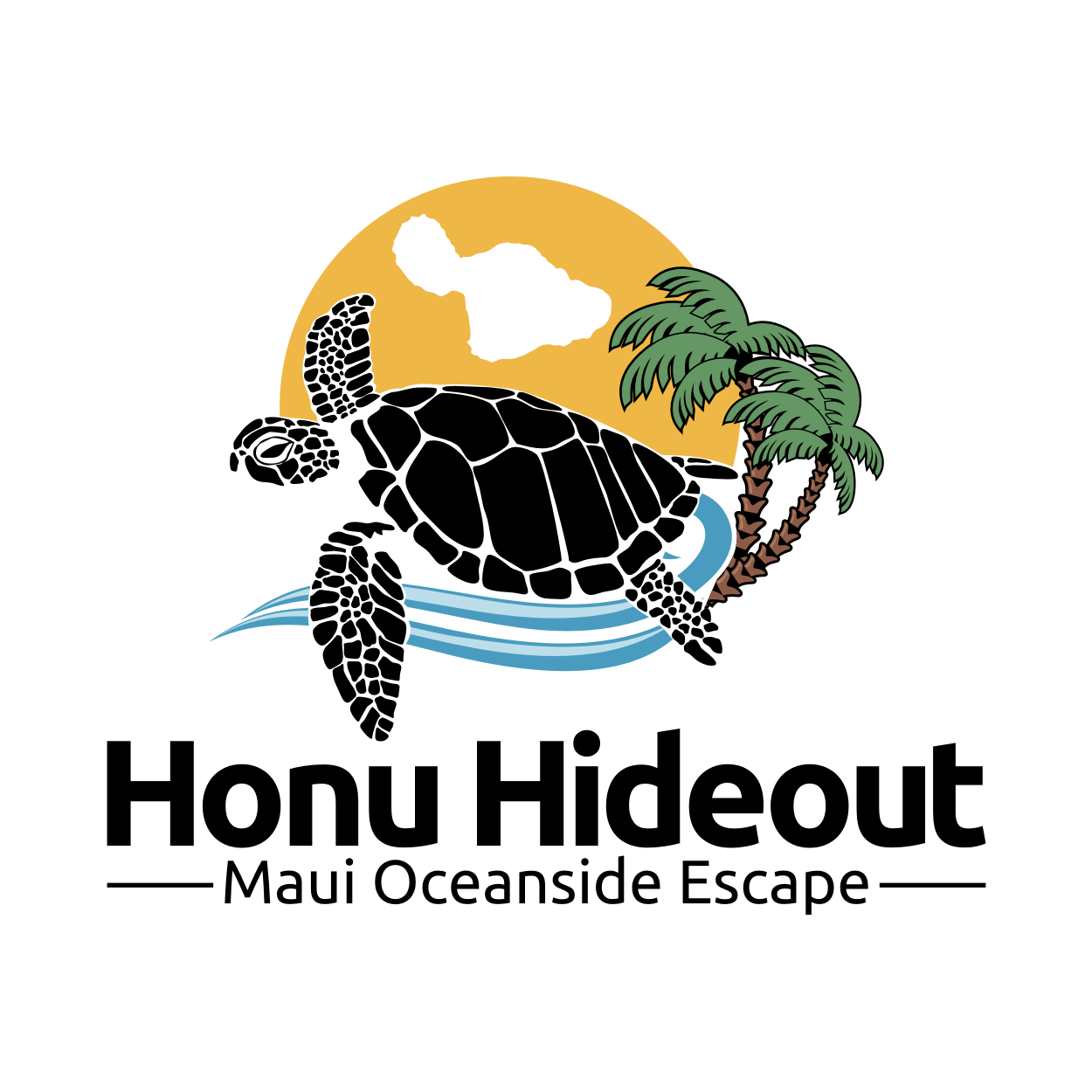 Logo Design by luckdesign for Honu Hideout LLC | Design #23741461