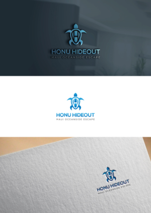 Honu Hideout - Maui Oceanside Escape | Logo Design by DesIcon