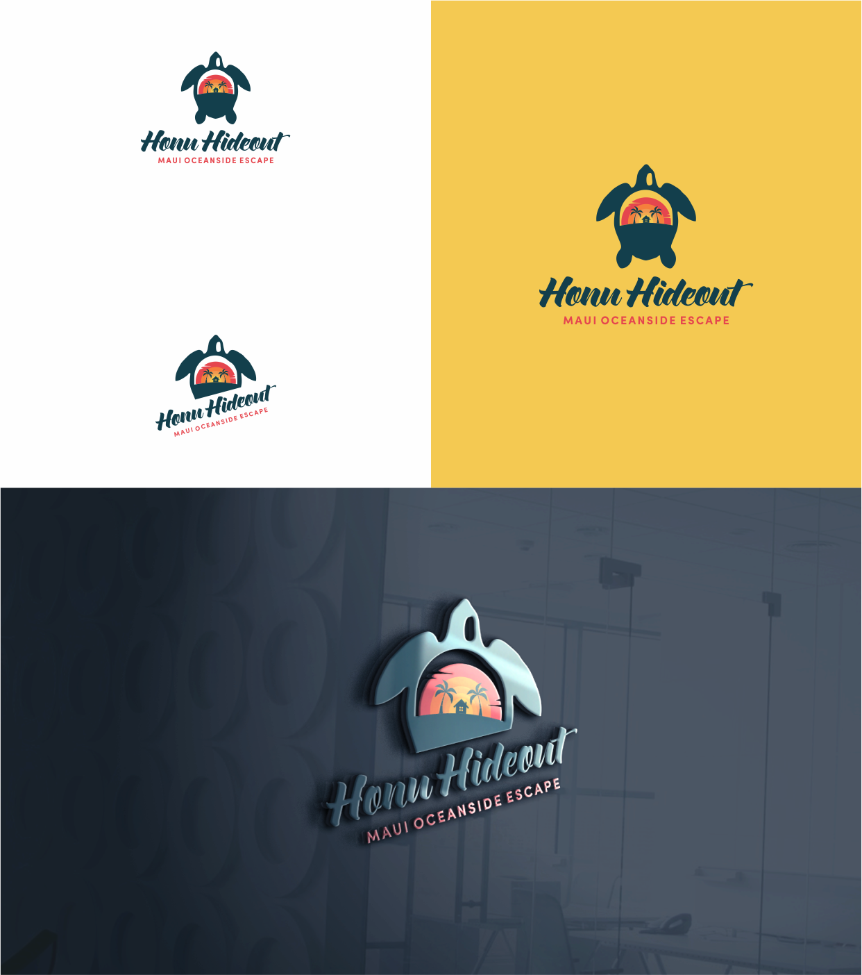 Logo Design by creativechauhan1989 for Honu Hideout LLC | Design #23763075