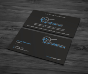 Home inspection business! professional look attracting customers just by looks. Read must haves | Business Card Design by MDesign