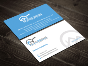 Home inspection business! professional look attracting customers just by looks. Read must haves | Business Card Design by DesignShout