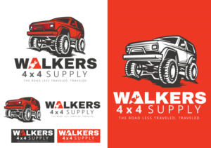 Logo Design by Mark Gerald for Walkers 4x4 Supply | Design: #23770615