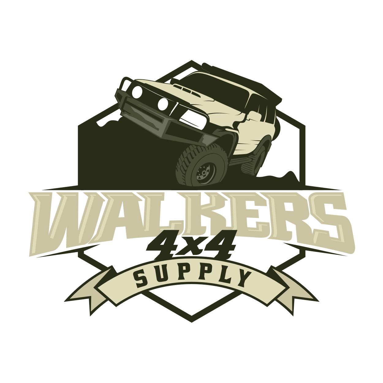 Logo Design by luckdesign for Walkers 4x4 Supply | Design #23740708