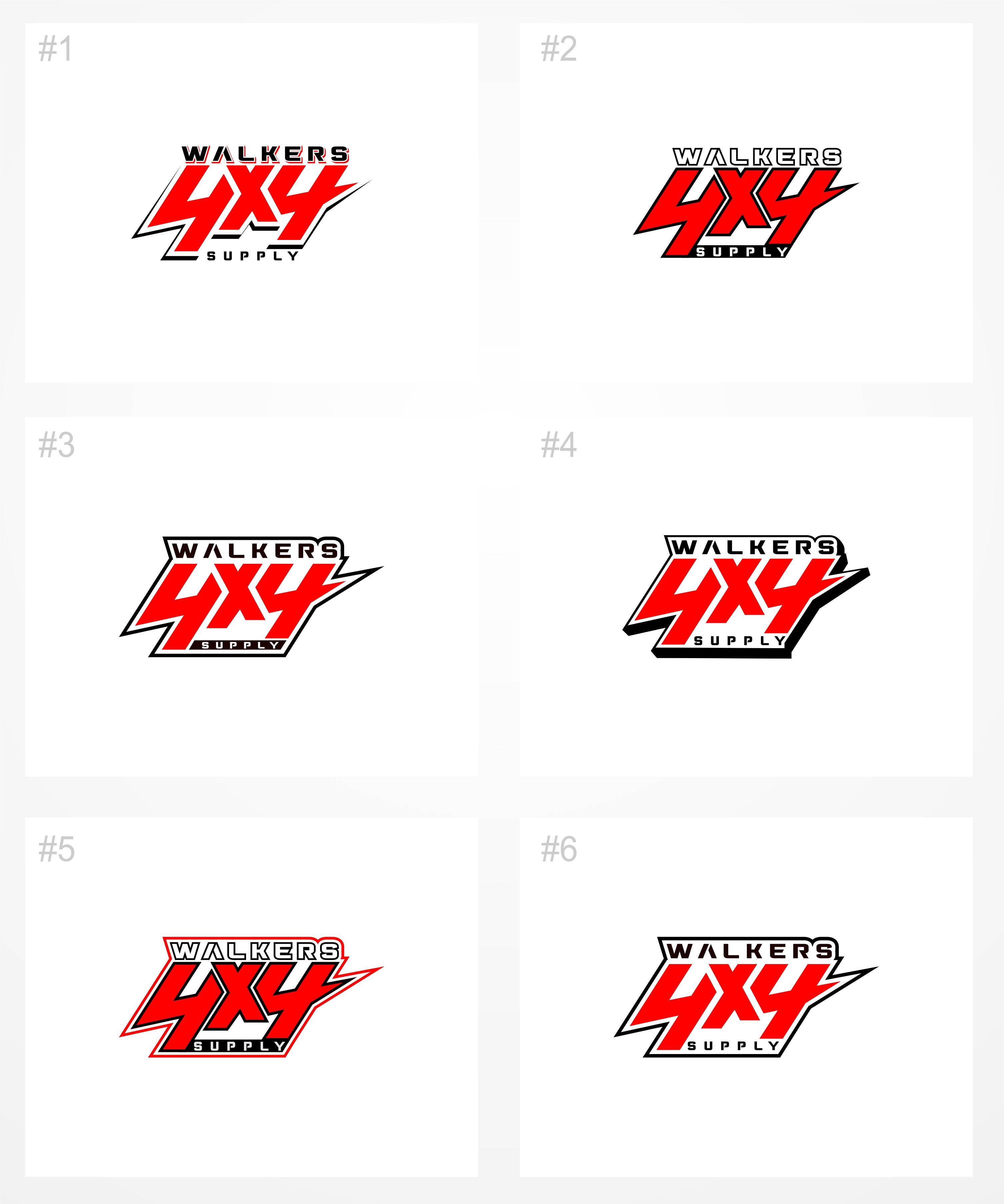 Logo Design by ace_art™ for Walkers 4x4 Supply | Design #23774906