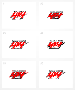 Logo Design by ace_art™ for Walkers 4x4 Supply | Design: #23774906